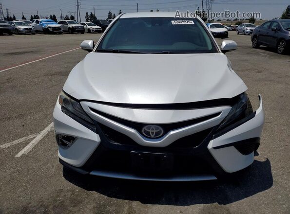 4T1B61HK5KU722011 2019 TOYOTA CAMRY White Vista frontal
