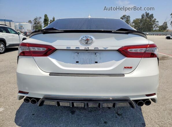 4T1B61HK5KU722011 2019 TOYOTA CAMRY White Vista trasera