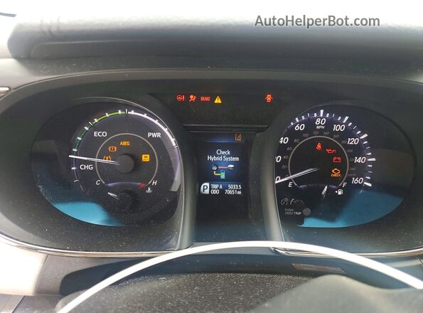 4T1BD1EB1HU059393 2017 TOYOTA AVALON White Instrument cluster view