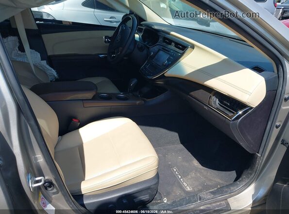 4T1BD1EB3JU063466 2018 TOYOTA AVALON HYBRID Gray Widok wnętrza z przodu