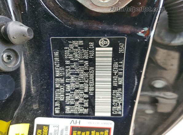 4T1BD1EB3JU063578 2018 TOYOTA AVALON Black Engine compartment view