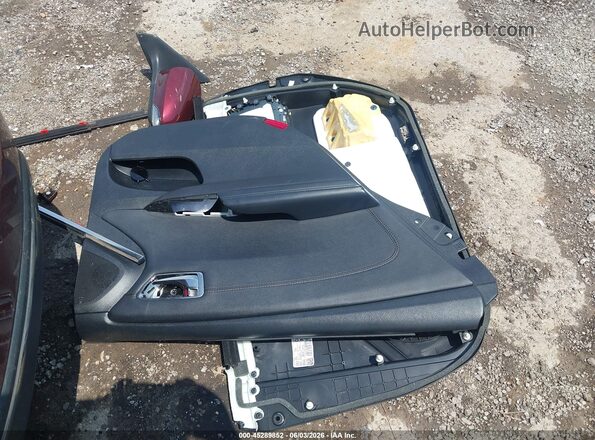 4T1BD1EB4GU054459 2016 TOYOTA AVALON HYBRID Maroon Սարքավորումների վահանակի տեսք