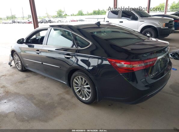 4T1BD1EB5GU051053 2016 TOYOTA AVALON HYBRID Black Trasero izquierdo