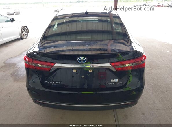 4T1BD1EB5GU051053 2016 TOYOTA AVALON HYBRID Black 