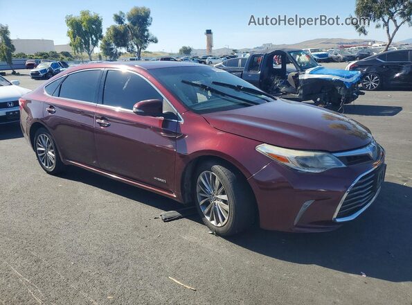 4T1BD1EB6GU050459 2016 TOYOTA AVALON Burgundy წინა მარჯვენა