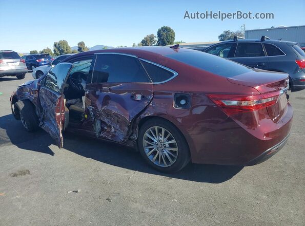 4T1BD1EB6GU050459 2016 TOYOTA AVALON Burgundy უკანა მარცხენა
