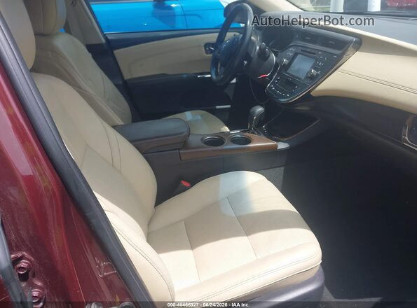 4T1BD1EB6GU055502 2016 TOYOTA AVALON HYBRID Red Սալոնի դիմացի տեսք
