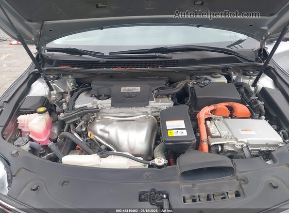 4T1BD1EB6GU055581 2016 TOYOTA AVALON HYBRID Silver უკანა ხედი