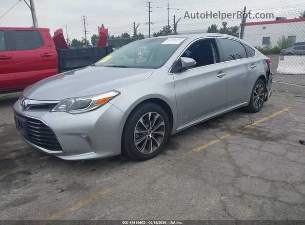 4T1BD1EB6GU055581 2016 TOYOTA AVALON HYBRID Silver წინა მარცხენა ხედი სამი მეოთხედიდან