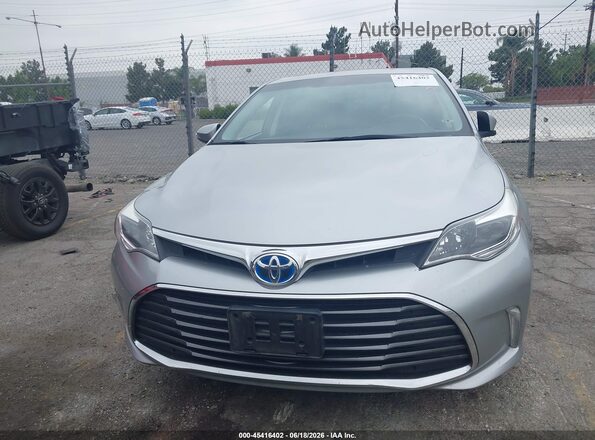 4T1BD1EB6GU055581 2016 TOYOTA AVALON HYBRID Silver ხელსაწყოთა პანელის ხედი