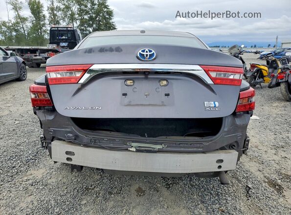 4T1BD1EB8GU053010 2016 TOYOTA AVALON Gray Հետևի տեսք