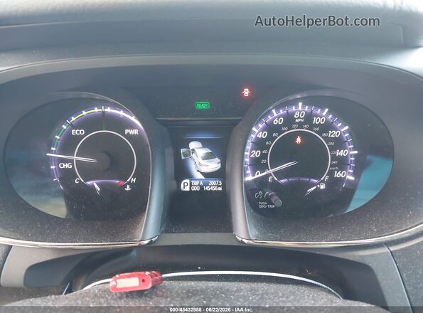 4T1BD1EB9GU053579 2016 TOYOTA AVALON HYBRID Серебряный Вид задних сидений