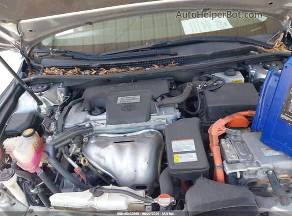 4T1BD1EB9GU053579 2016 TOYOTA AVALON HYBRID Серебряный Вид сзади