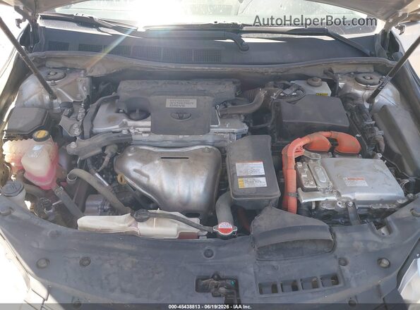 4T1BD1FK1GU199196 2016 TOYOTA CAMRY HYBRID Silver Հետևի տեսք