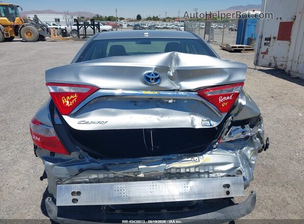 4T1BD1FK1GU199196 2016 TOYOTA CAMRY HYBRID Silver 