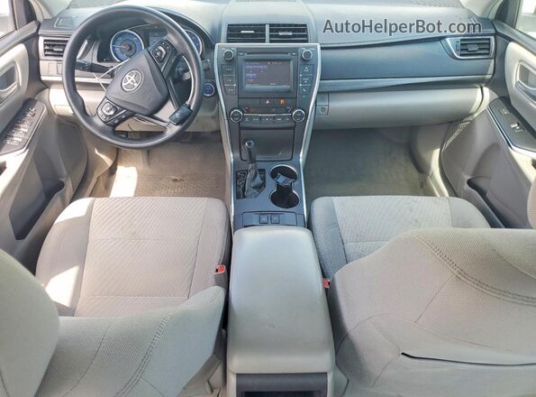 4T1BD1FK2HU214645 2017 TOYOTA CAMRY White Вид панелі приладів