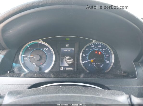 4T1BD1FK7GU177526 2016 TOYOTA CAMRY HYBRID White Вид задніх сидінь