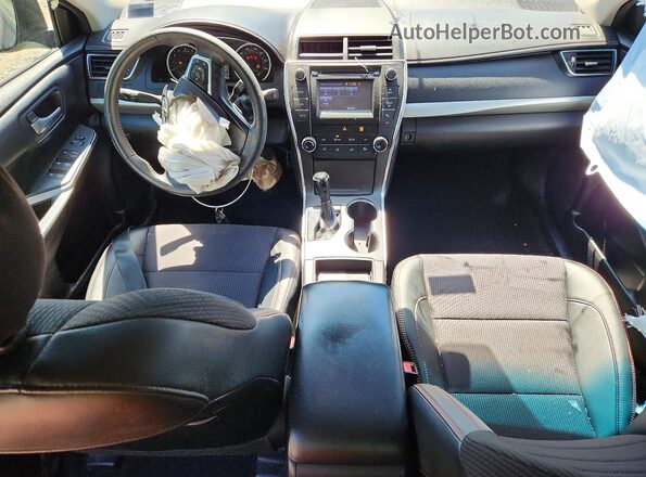 4T1BF1FK0GU136844 2016 TOYOTA CAMRY Black Вид панелі приладів