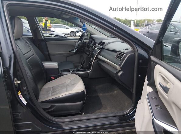 4T1BF1FK0GU142806 2016 TOYOTA CAMRY Black Front interior view