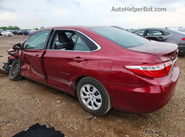4T1BF1FK0GU509218 2016 TOYOTA CAMRY Red Rear left