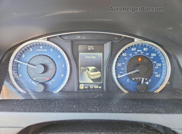 4T1BF1FK0HU406401 2017 TOYOTA CAMRY Gold Vista del cuadro de instrumentos