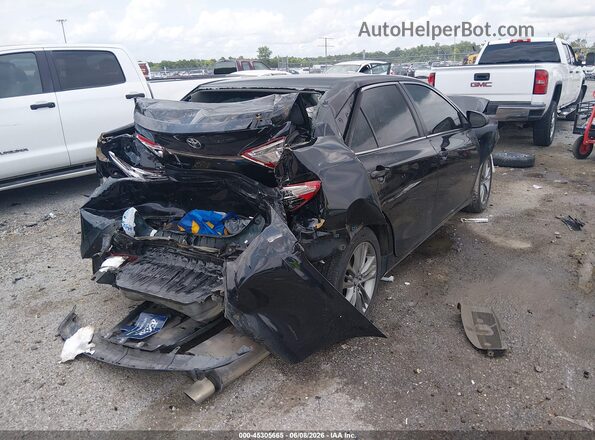 4T1BF1FK0HU704589 2017 TOYOTA CAMRY Черный Задняя правая четверть