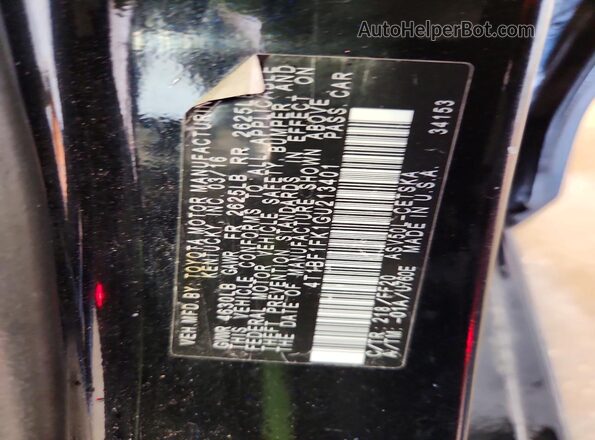4T1BF1FK1GU213401 2016 TOYOTA CAMRY Черный 