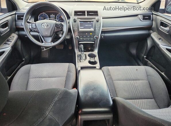 4T1BF1FK1GU264946 2016 TOYOTA CAMRY Black Առջևի վահանակի տեսք