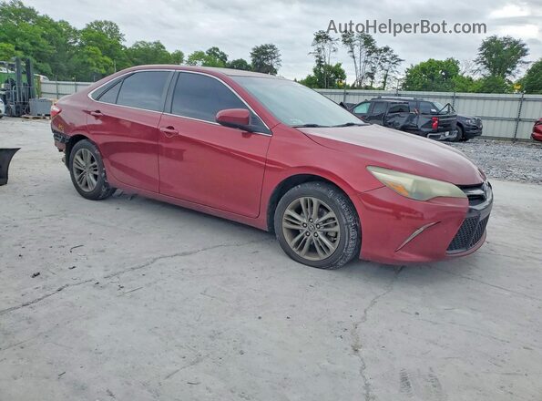 4T1BF1FK1GU538159 2016 TOYOTA CAMRY Red Передня права чверть