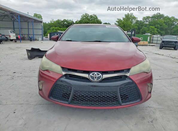 4T1BF1FK1GU538159 2016 TOYOTA CAMRY Red Вид спереду