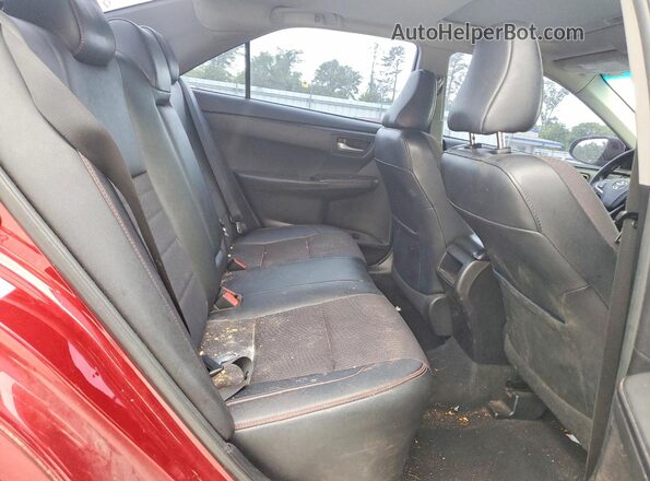 4T1BF1FK1GU538159 2016 TOYOTA CAMRY Red Вид задніх сидінь