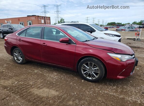 4T1BF1FK1GU566043 2016 TOYOTA CAMRY Red Передня права чверть