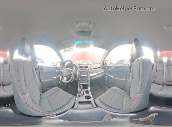 4T1BF1FK1GU566043 2016 TOYOTA CAMRY Red Вид наклейки з VIN-кодом