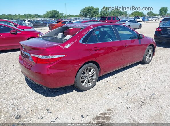 4T1BF1FK1GU579326 2016 TOYOTA CAMRY Burgundy Tył prawy