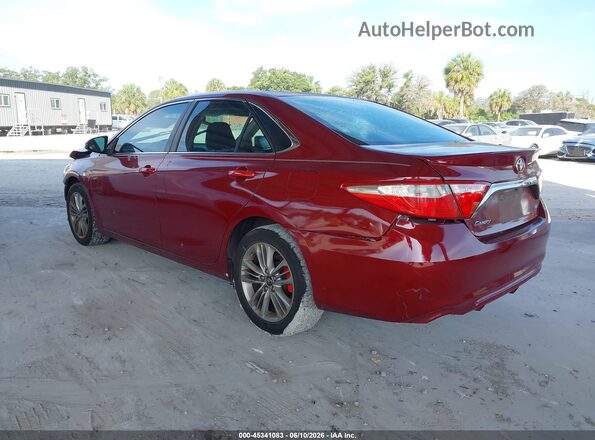 4T1BF1FK1GU585580 2016 TOYOTA CAMRY Maroon 