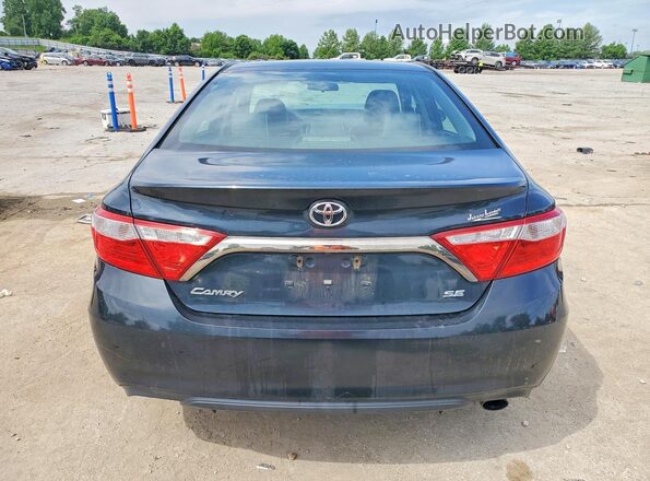 4T1BF1FK1HU654060 2017 TOYOTA CAMRY Black Вид ззаду