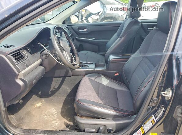 4T1BF1FK1HU654060 2017 TOYOTA CAMRY Black Вид салону спереду