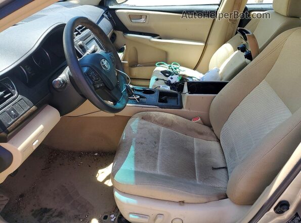 4T1BF1FK2GU163415 2016 TOYOTA CAMRY Gold Вид салону спереду