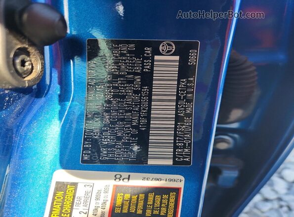 4T1BF1FK2GU561594 2016 TOYOTA CAMRY Blue 