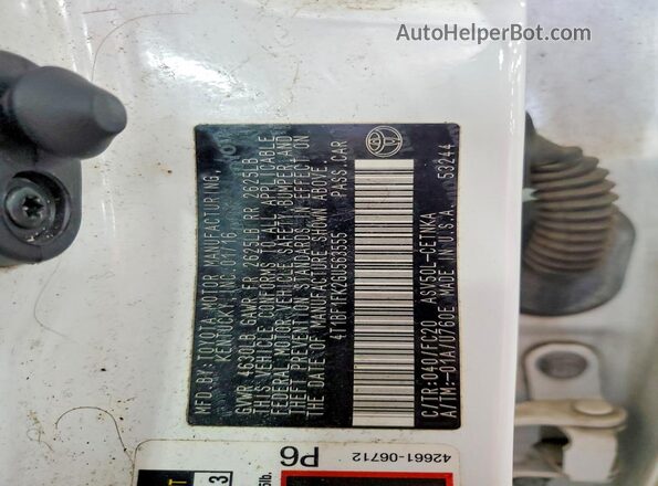 4T1BF1FK2GU563555 2016 TOYOTA CAMRY White ძრავის განყოფილების ხედი