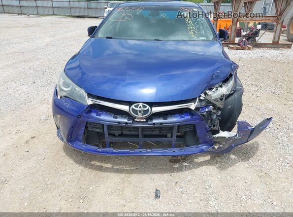 4T1BF1FK2GU570800 2016 TOYOTA CAMRY Blue Դիմացի տեսք