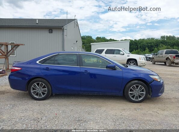 4T1BF1FK2GU570800 2016 TOYOTA CAMRY Blue Սալոնի հետևի տեսք