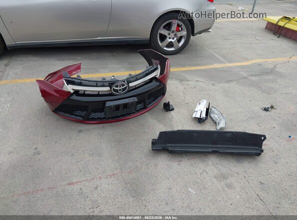 4T1BF1FK2GU584406 2016 TOYOTA CAMRY Burgundy Instrument cluster view