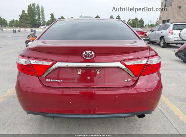 4T1BF1FK2GU584406 2016 TOYOTA CAMRY Burgundy 