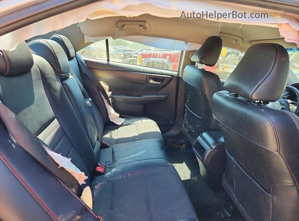 4T1BF1FK2GU591663 2016 TOYOTA CAMRY Серебряный Вид задних сидений