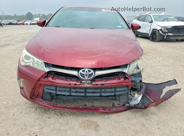 4T1BF1FK2GU613662 2016 TOYOTA CAMRY Maroon Vista frontal