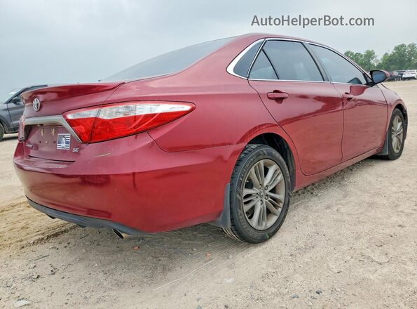 4T1BF1FK2GU613662 2016 TOYOTA CAMRY Maroon Trasero derecho