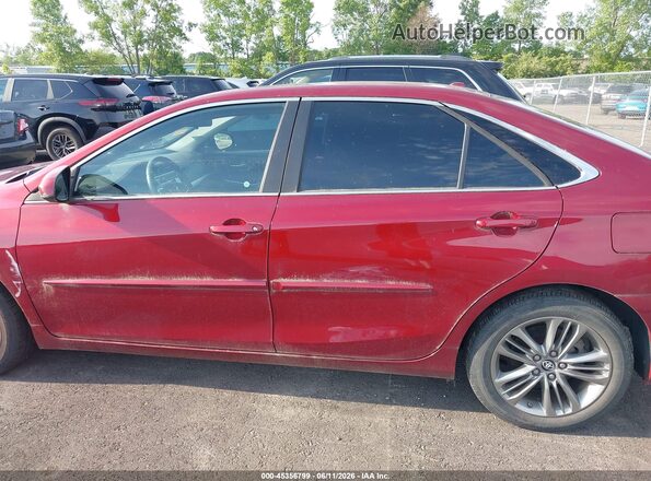 4T1BF1FK2HU741210 2017 TOYOTA CAMRY Red Vista interior de 360 grados