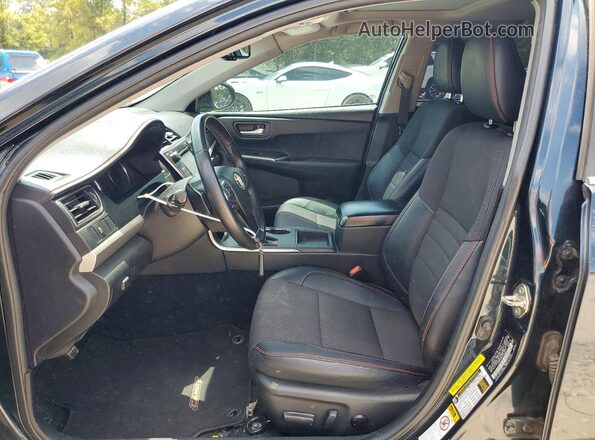 4T1BF1FK3GU196844 2016 TOYOTA CAMRY Charcoal Вид салону спереду