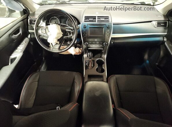 4T1BF1FK3GU212539 2016 TOYOTA CAMRY Black Առջևի վահանակի տեսք